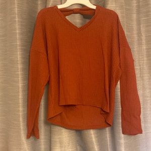 Woman’s cotton knit sweater